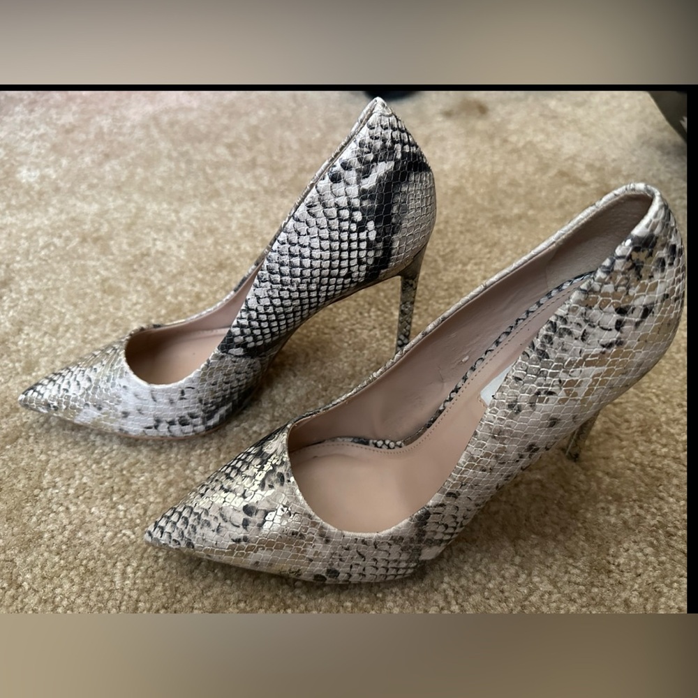 Steve Madden Snakeskin Pumps